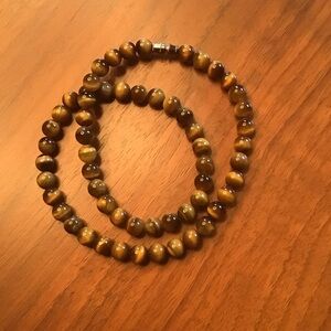 Tiger's Eye strand - screw closure